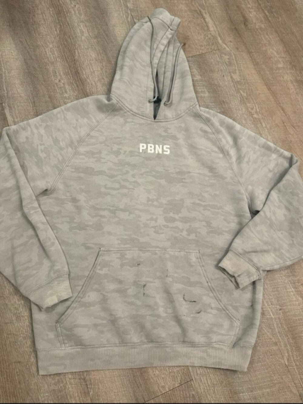 Alphalete PBNS Camo Hoodie Pullover Sweatshirt Size XL
